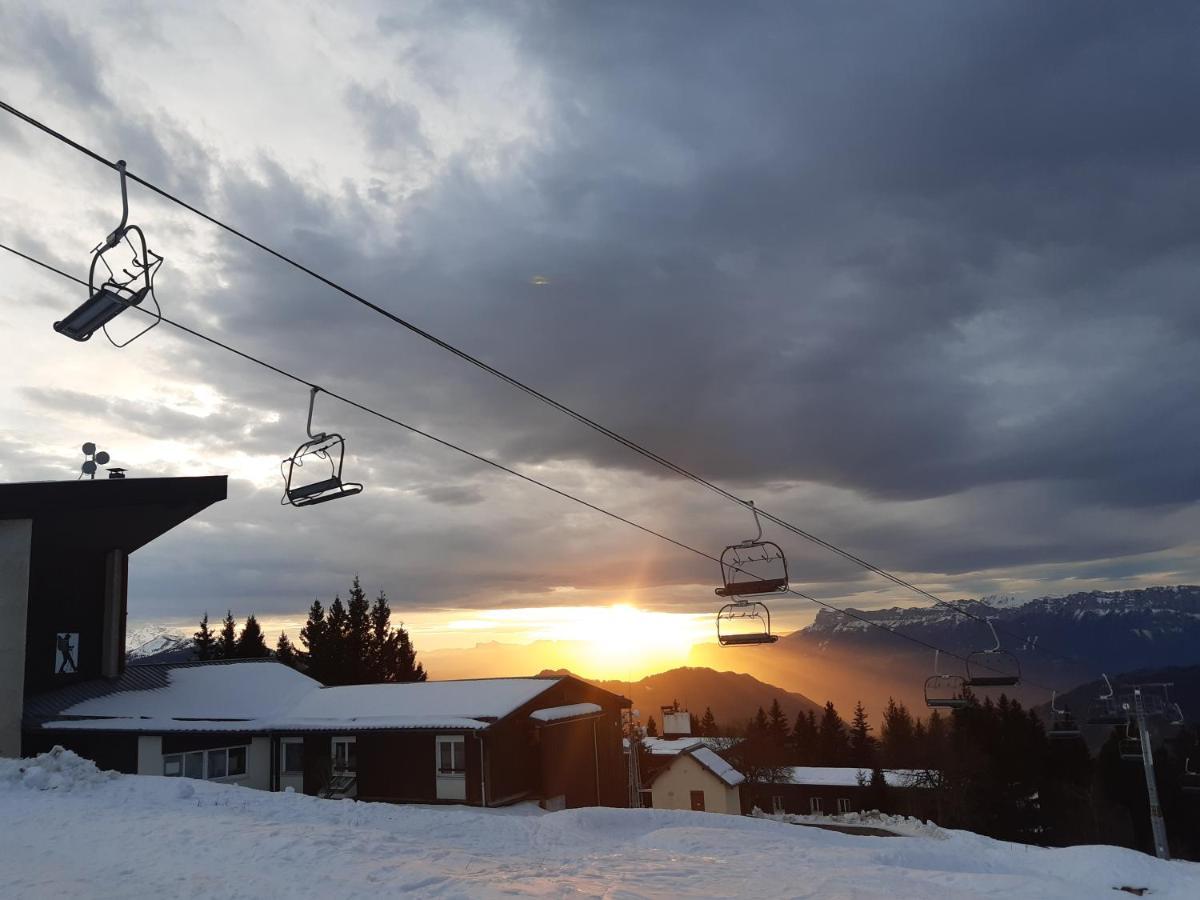 Ski-To-Door Apartment Au Collet D'Allevard Luaran gambar